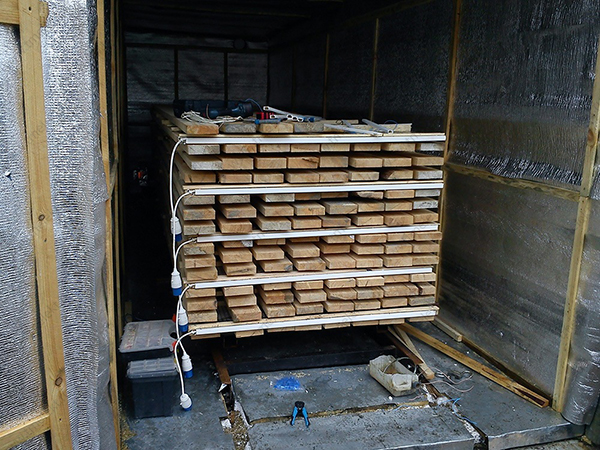Инфракрасная сушилка древесины УКЛС на 2.5 куб.м